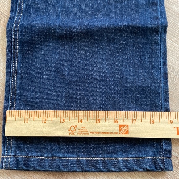Oliveo & Company Hand Made Dark Blue Denim Jeans Size 33W NWT - Picture 7 of 15